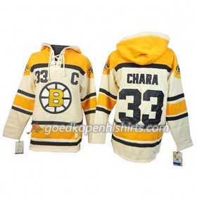 Boston Bruins Zdeno Chara 33 Cream Hoodie Sawyer - Mannen